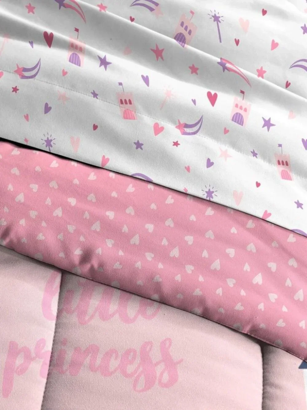 Dream Factory Little Princess Bed-in-a-Bag - Pink - Full